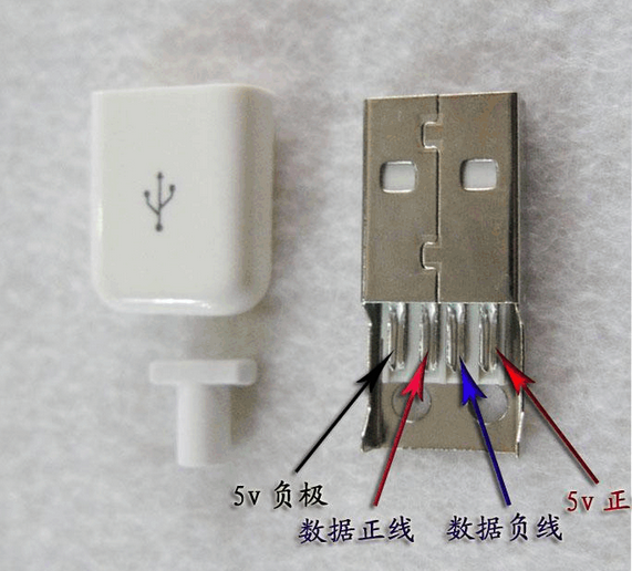 usb插头接线图