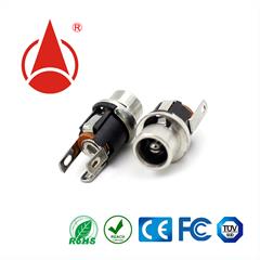 DC-025,DC母座，DC音叉插头，插板母座，充电头，DC plug,连接器，适配器插头，端子，防水母座，DC插头厂家