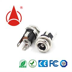 DC-025M,DC母座，DC音叉插头，插板母座，充电头，DC plug,连接器，适配器插头，端子，防水母座，DC插头厂家