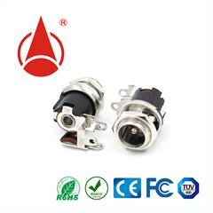 DC-025MT,DC母座，DC音叉插头，插板母座，充电头，DC plug,连接器，适配器插头，端子，防水母座，DC插头厂家