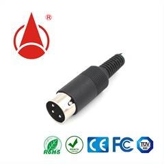 POWER DIN 插头，中DIN 插头,音频视频插头，音响,DC音叉插头，DC母座，充电头，DC plug,连接器，适配器插头，端子，DC插头厂家