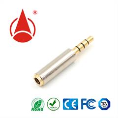 3.5四极公头转3.5四极母座，DC音叉插头，DC母座，充电头，DC plug,连接器，适配器插头，端子，防水母座，DC插头厂家