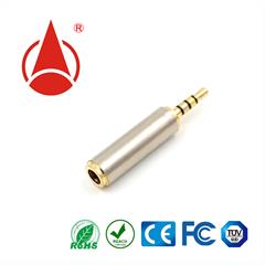 2.5四极公头转3.5四极母座，DC音叉插头，DC母座，充电头，DC plug,连接器，适配器插头，端子，防水母座，DC插头厂家